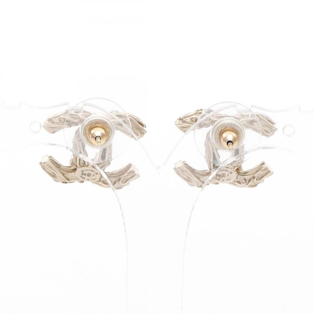CHANEL Gold Logo Earrings - Picture 2 of 6
